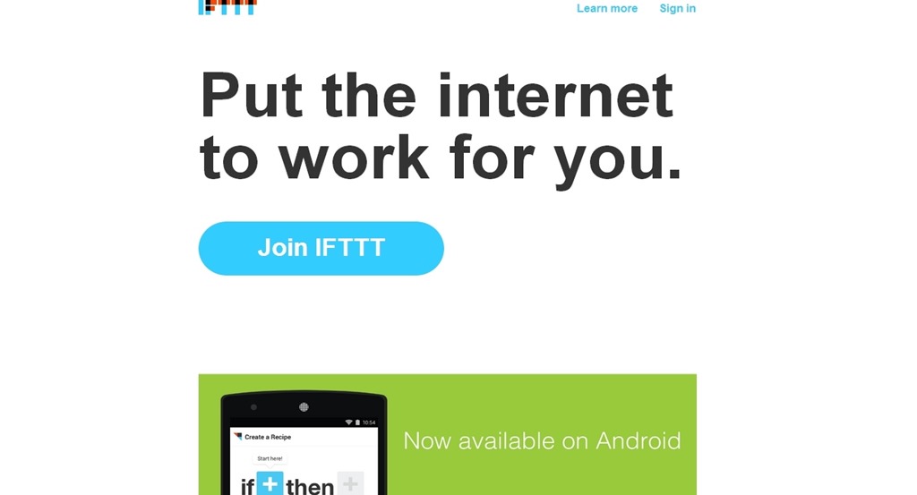 Обзор. IFTTT: Интернет работает на тебя